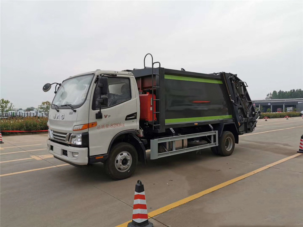 國(guó)六8立方江淮V7壓縮垃圾車