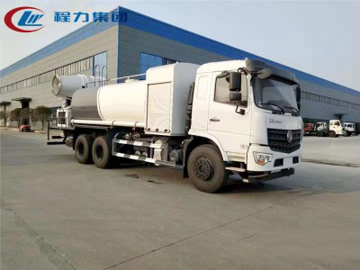 國六16方東風(fēng)專底后雙橋抑塵車